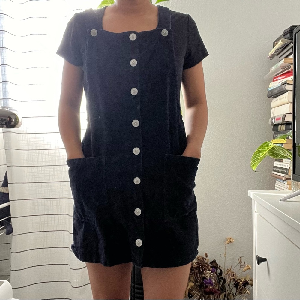 BDG Navy Corduroy Overalls 💙 Like NEW, never worn